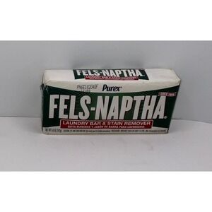 Fels Naptha Laundry Bar Stain Remover 5oz Soap Purex Since 1894